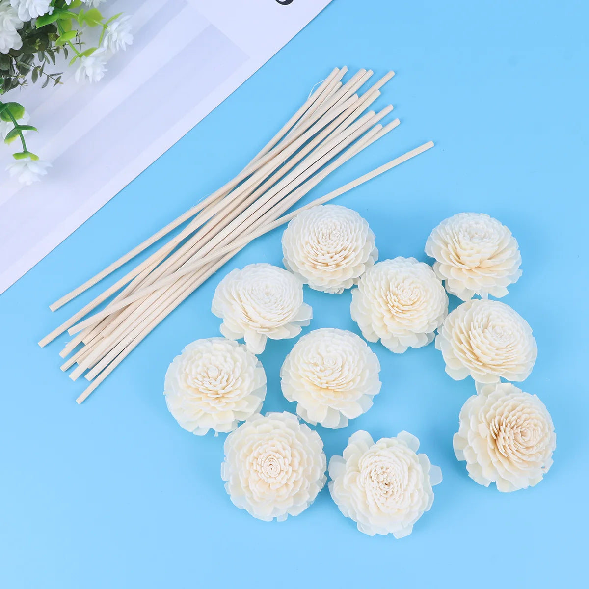 Diffuser Essential Oil Aroma Reed Rattan Flower Stick