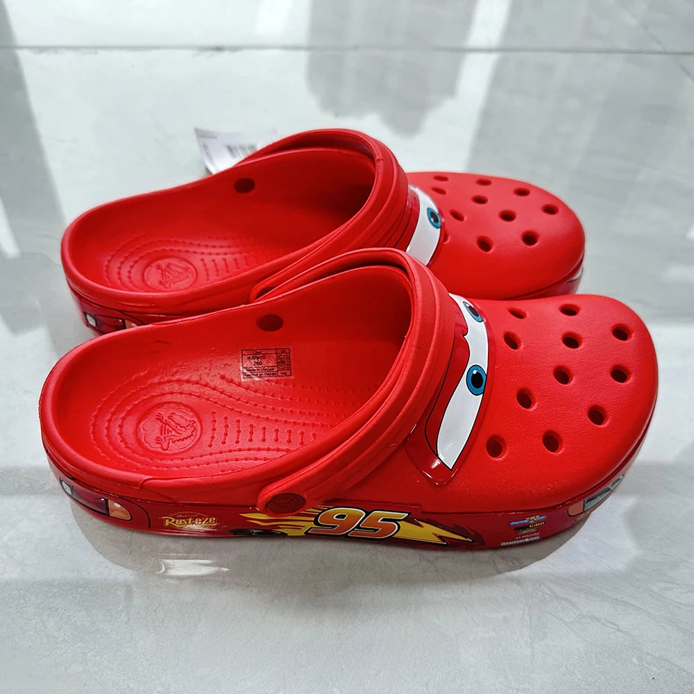 Disney McQueen Pixar Cartoon Solid Waterproof Slippers