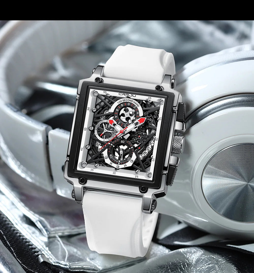 Fashion Sports Watch with Quartz and Chronograph Auto Date